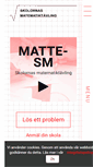 Mobile Screenshot of mattetavling.se